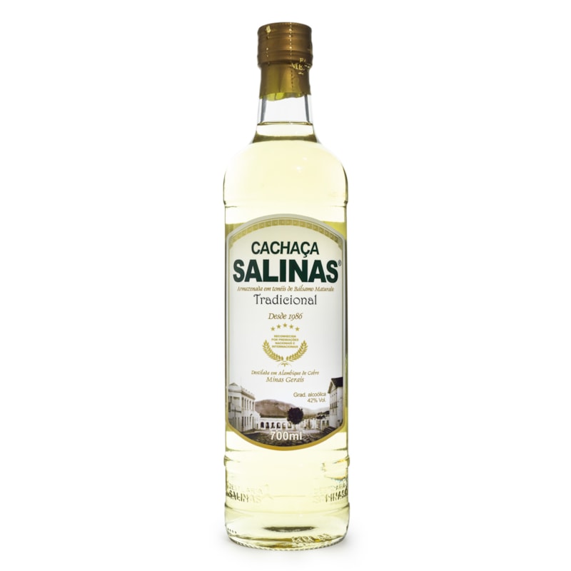 Garrafa da cachaça Salinas Tradicional