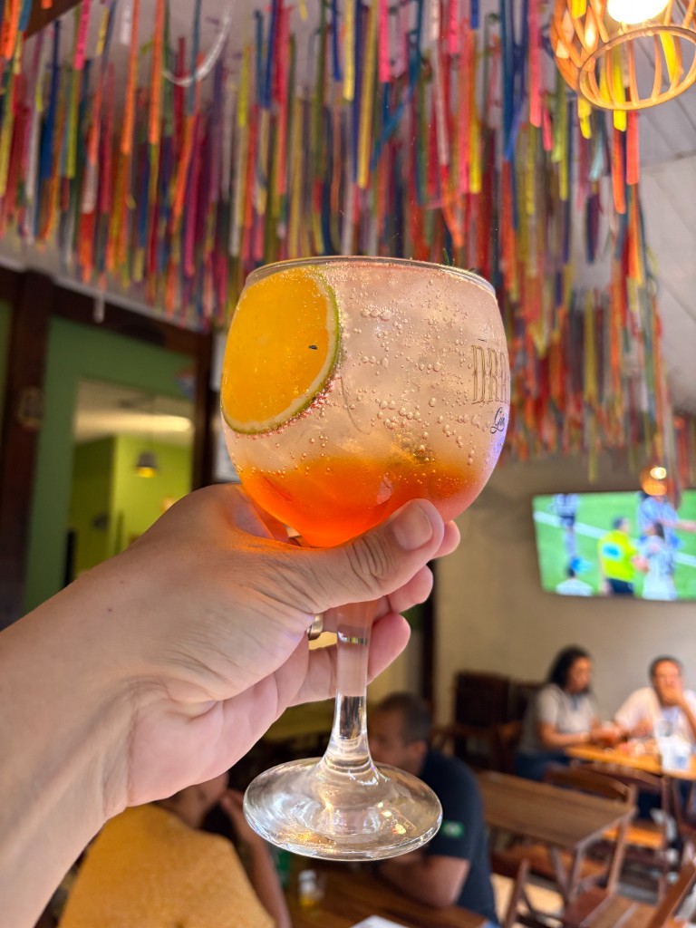 Drink Luar do Sertão na taça